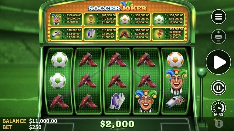 Soccer Joker - zwycięska kombinacja na bębnach